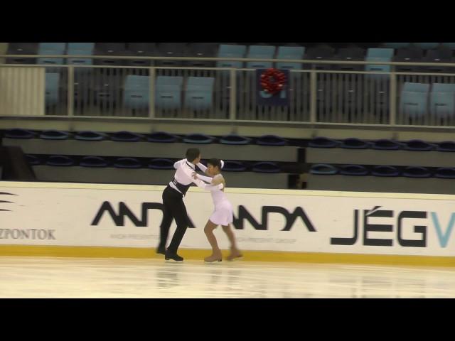 2016 Santa Claus Cup: Zhasin DIMITROVA / Maksim DIMITROV (BUL) - ID Basic Novice, American Waltz