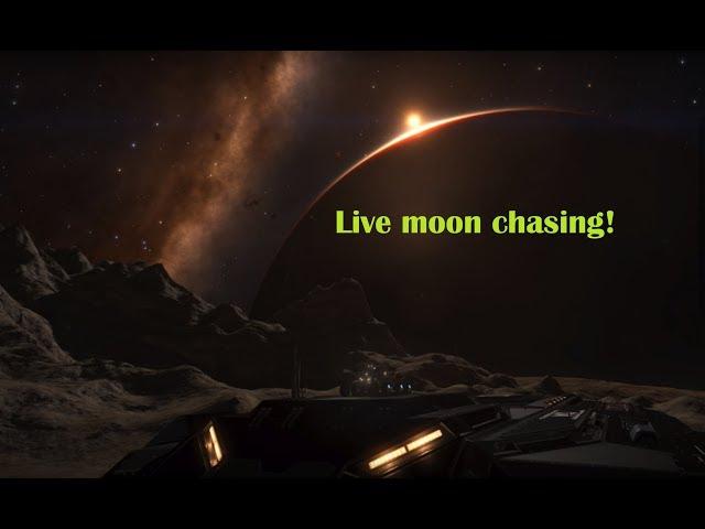 Lets play with the fastest moon in the Galaxy! - Elite Dangerous - Live