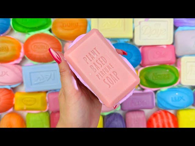 ASMR 4KSoap boxes with foam&glitterCutting cubes