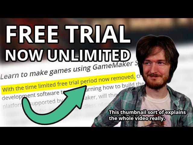 GameMaker Studio 2 - Free Trial now lasts forever