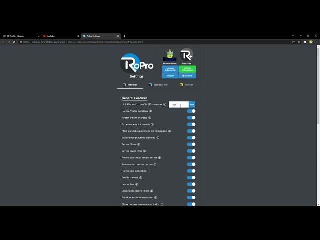 connect discord to roblox using ropro (read desc)