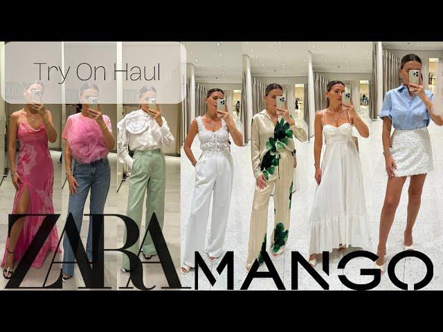 Mega ZARA + MANGO ** | TRY on HAUL |** New Collection Spring '24