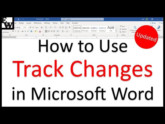 How to Use Track Changes in Microsoft Word