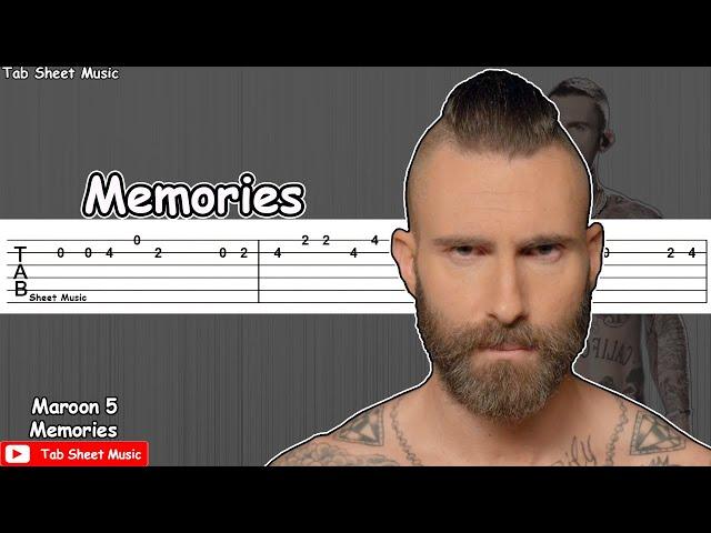 Maroon 5 - Memories Guitar Tutorial