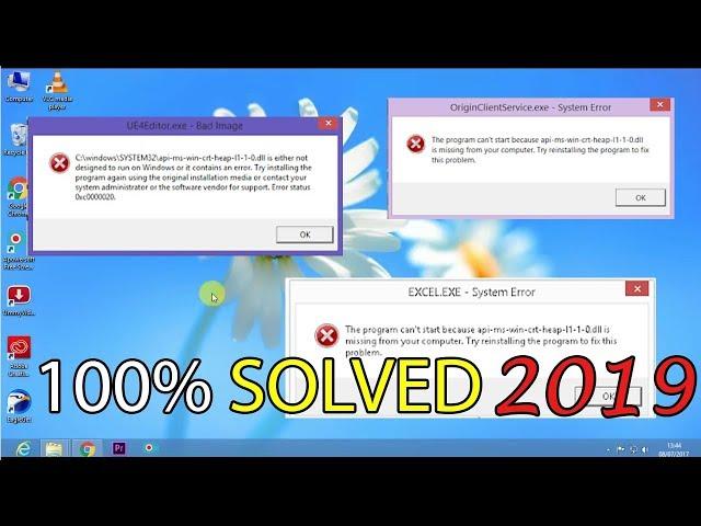 api ms win crt heap l1 1 0 dll is missing ¦ All api msi win crt errors SOLVED 2019