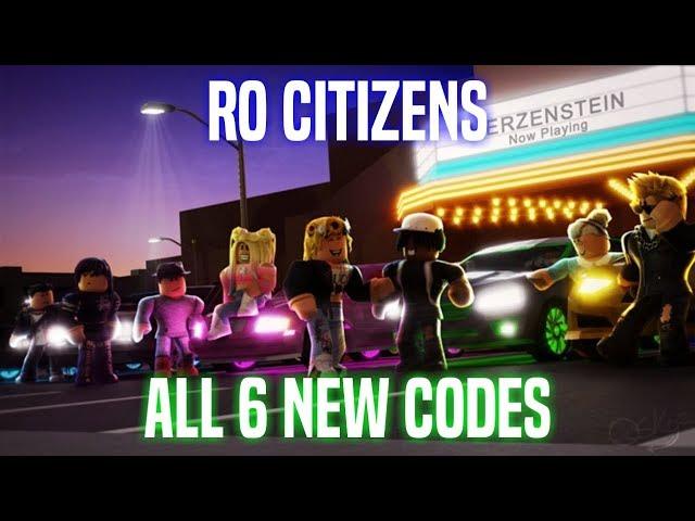 RoCitizens [New Cars] Codes! All 6 New Codes in Ro Citizens!