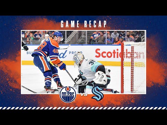 RECAP | EDM 5, SEA 4 (Preseason)