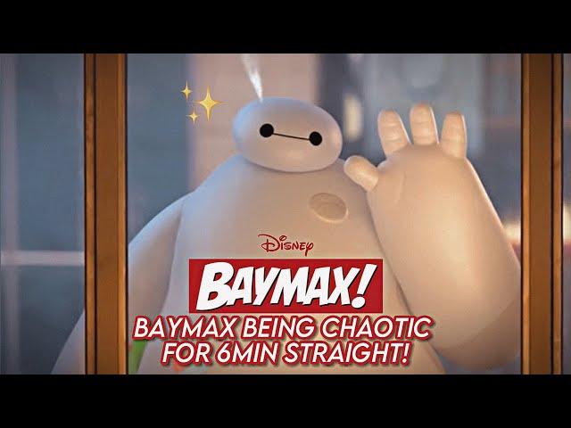 Baymax being chaotic/funny for 6min straight! (2022 Baymax! Series Clips)