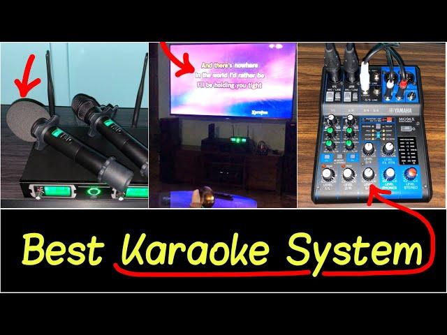 Best Karaoke System for Home Party | Wireless Microphones | Mixer | Free Songs for Multiple Singers