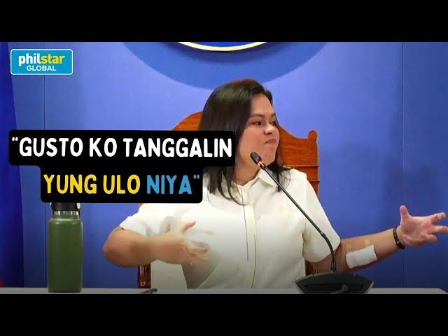 Vice President Sara Duterte naglabas ng sama ng loob kay President Bongbong Marcos