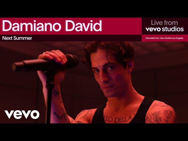 Damiano David - Next Summer | Live From Vevo Studios