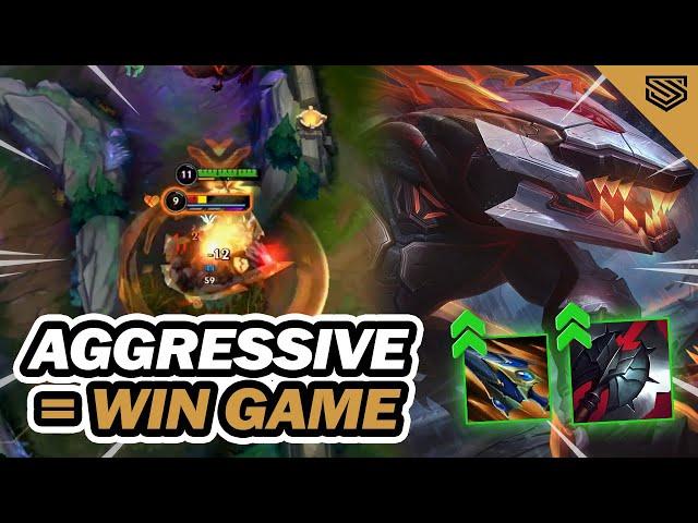 PLAYING AGGRESSIVE = WIN GAME Renekton Wild Rift Gameplay