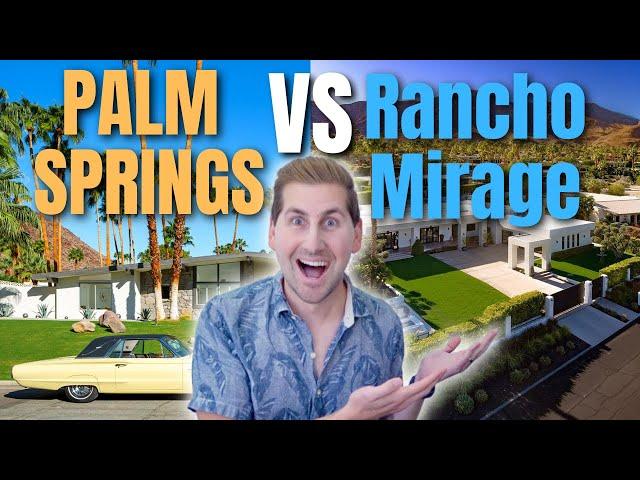 What is the DIFFERENCE between Palm Springs California and Rancho Mirage?