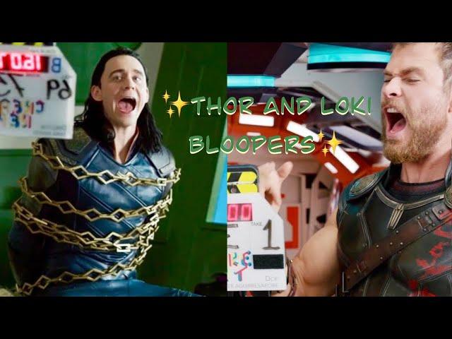 Thor and Loki bloopers 