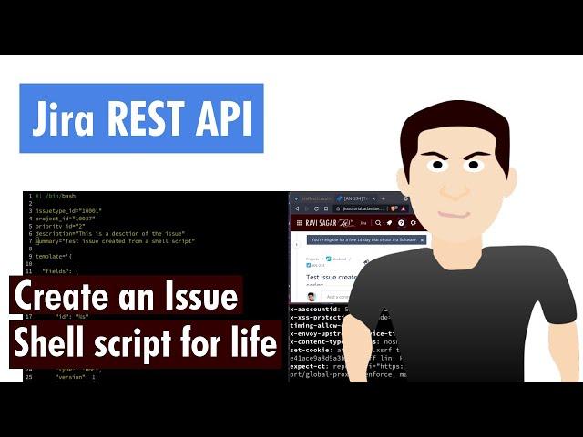 Jira REST API - Create issue using a shell script