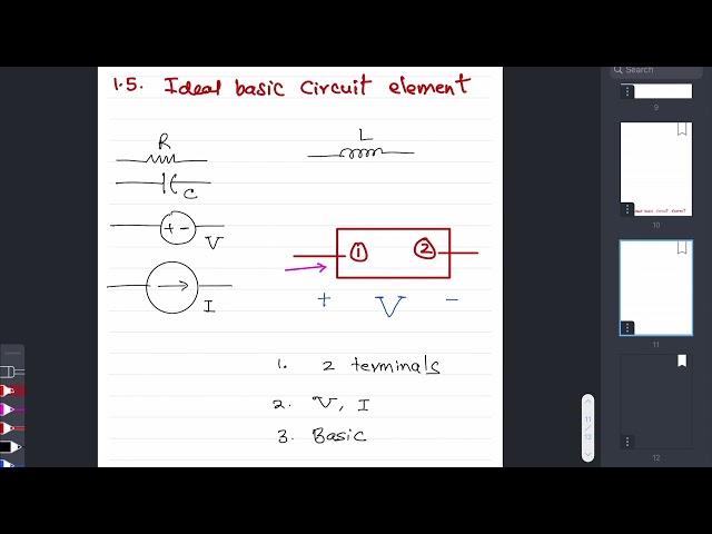 ENGR17: Chapter 1.5 The Ideal Basic Circuit Element