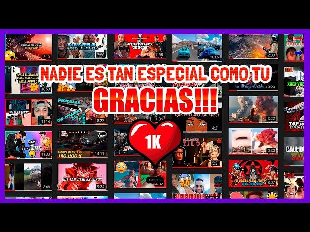 ESPECIAL para mis primeros 1000 SUSCRIPTORES