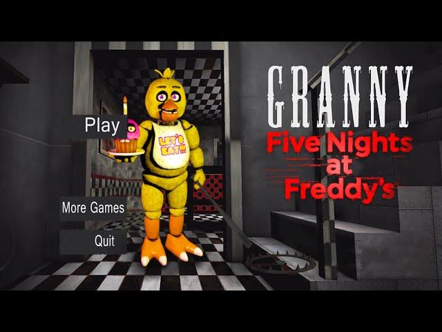 GRANNY IS CHICA!! | Granny (Horror Game) FNAF Mod