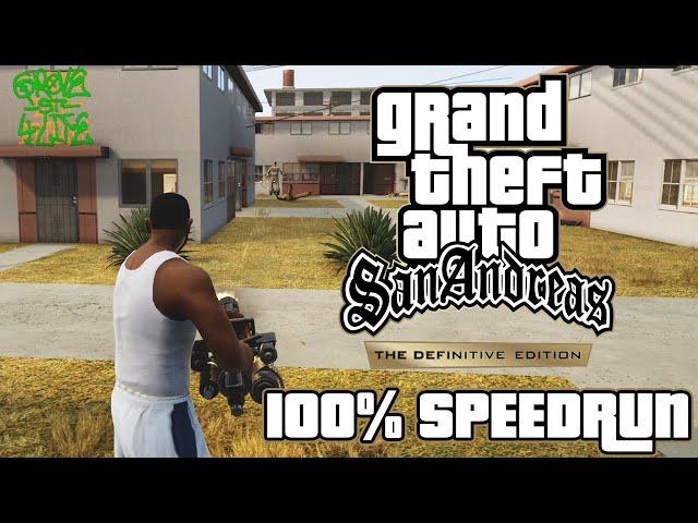 GTA San Andreas The Definitive Edition 100% Speedrun - December 2021