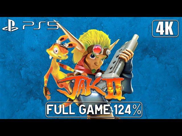 Jak 2 PS5 - Full Game 124% Longplay Walkthrough 4K 60FPS