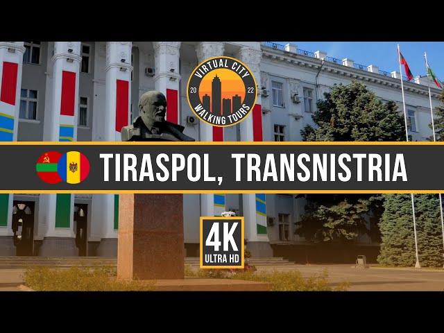   TIRASPOL, TRANSNISTRIA/MOLDOVA – May 2022 City Walking Tour [4K Ultra HD]