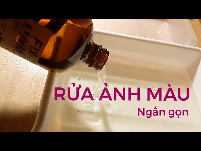 RỬA ẢNH PHIM MÀU ?