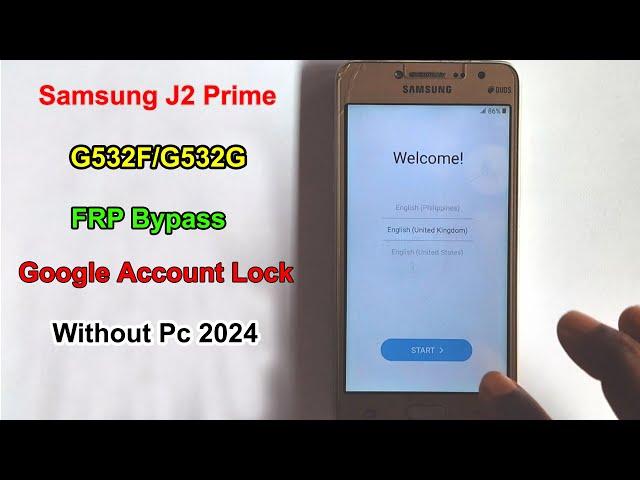 Samsung J2 Prime G532F/G532G FRP Bypass Android 6 | Gmail Account Unlock Samsung J2 Prime Without Pc