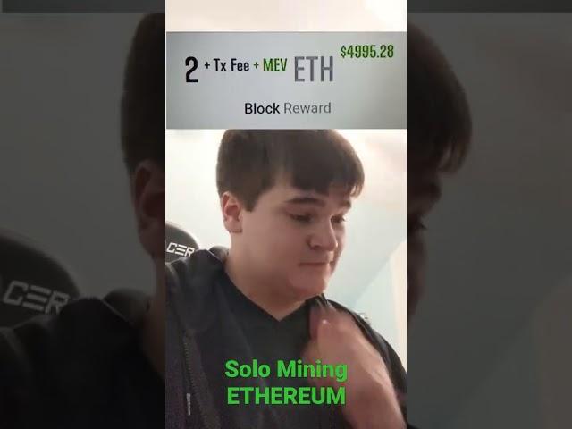 Solo Mining ETHEREUM