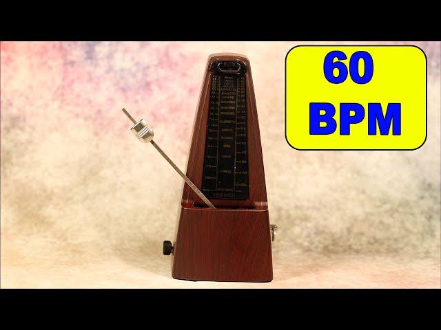 60 BPM per minute (1 hour) Mechanical metronome