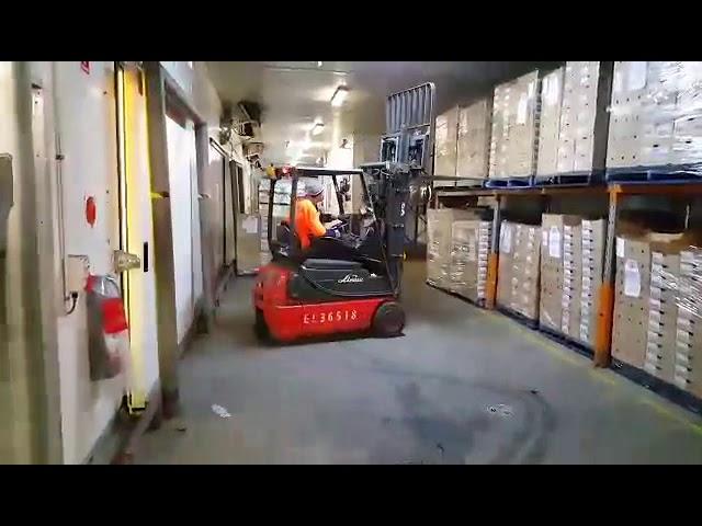 Fast forklift operator