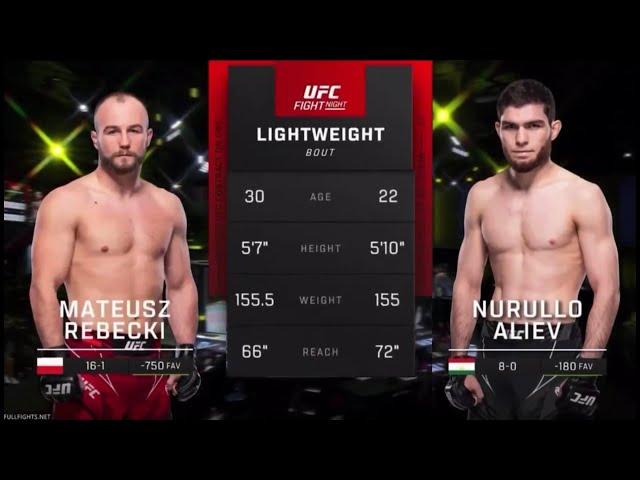 Mateusz Rebecki vs Nurullo Aliev | Highlights before the match