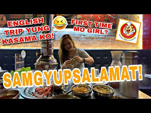 SAMGYUPSALAMAT EXPERIENCE | SUPER LATE UPLOAD |MASARAP BA HAHAHA | Sarah Jane Semic