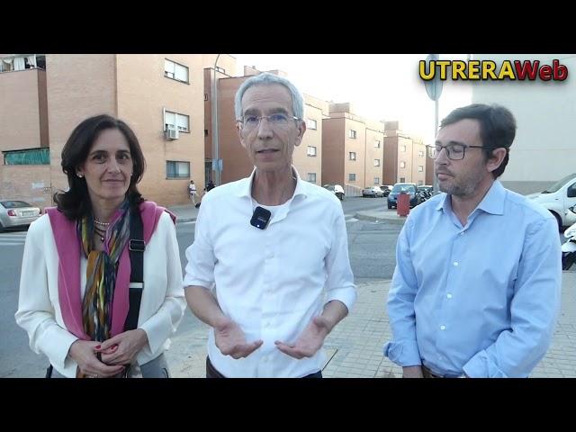 LA CANDIDATURA DEL PARTIDO POPULAR  DE UTRERA VISITA LA BARRIADA EL TINTE