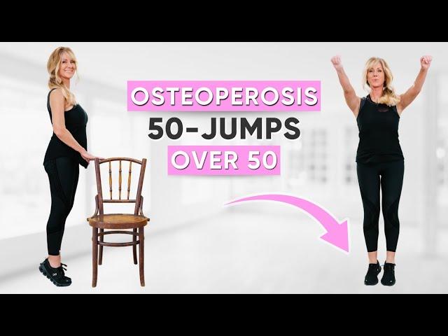 Try This Easy Jump Workout for Stronger Bones! Osteoporosis Exercise!