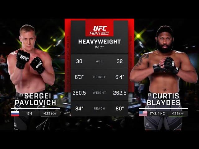 UFC Fight Night 222: Pavlovich vs. Blaydes (Full Fight Highlights)