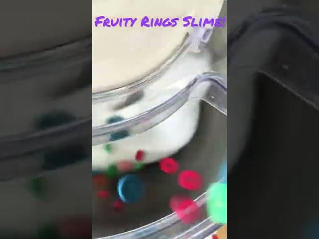 Fruity Rings Slime in the making!