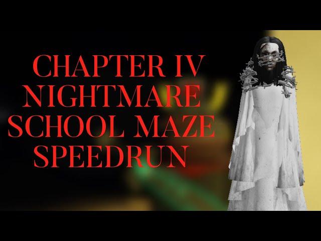 ROBLOX | THE MIMIC CHAPTER IV NIGHTMARE SCHOOL SPEED RUN FT. jjjenzieRBX