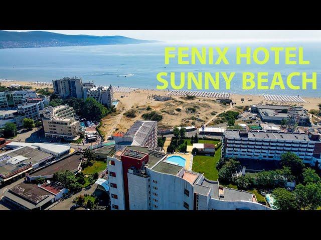 Fly over Fenix Hotel, Sunny Beach, Bulgaria