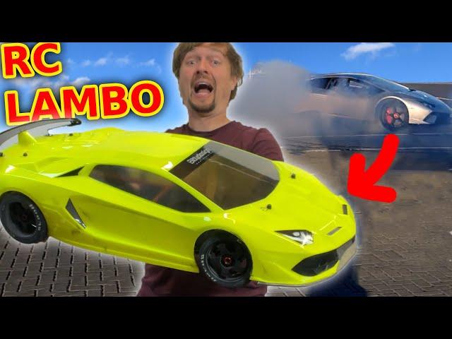 Building a Radio Controlled Lamborghini to smoke tires