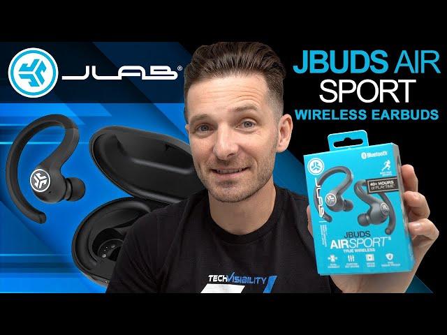 JLab JBuds Air SPORT True Wireless Earbuds Review & Unboxing | Best Over The Earbuds?