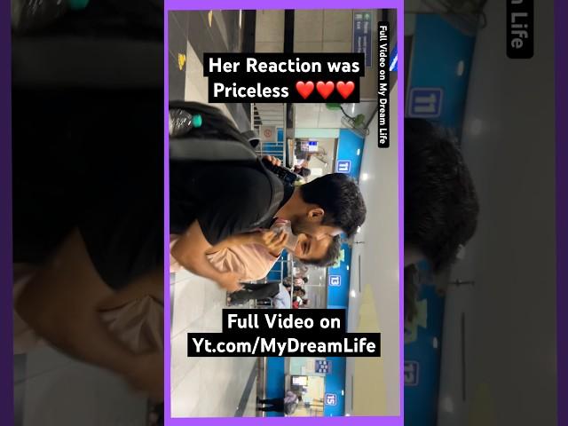 Surprising My Wife from Dehradun - Wait For Her Priceless Reaction  #love #couple #surprise
