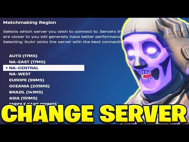 How to CHANGE Region in FORTNITE (CHAPTER 5)