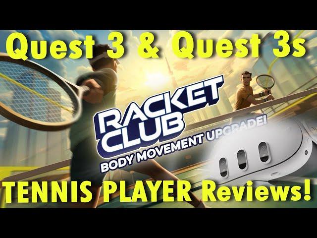 Quest 3 VR Sports Game - Racket Club - Play and Review