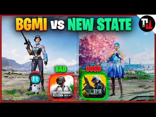 BGMI vs NEW STATE MOBILE || Pubg New State vs BGMI || Pubg New State Vs Bgmi Comparison