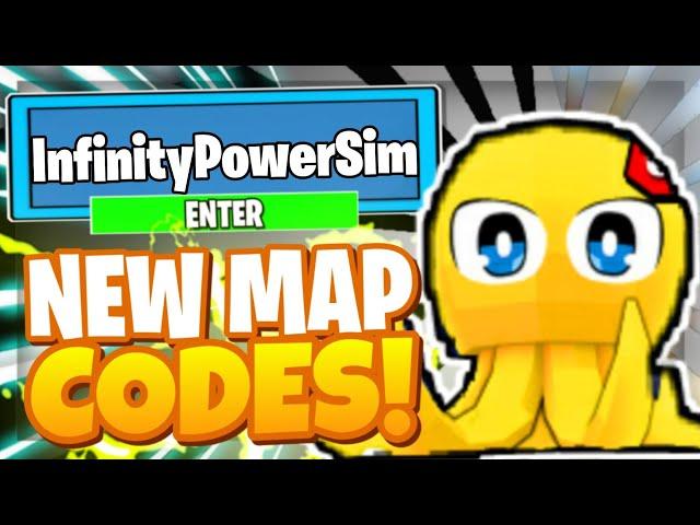 ALL NEW *NEW MAP* UPDATE OP CODES! Roblox Infinity Power Simulator