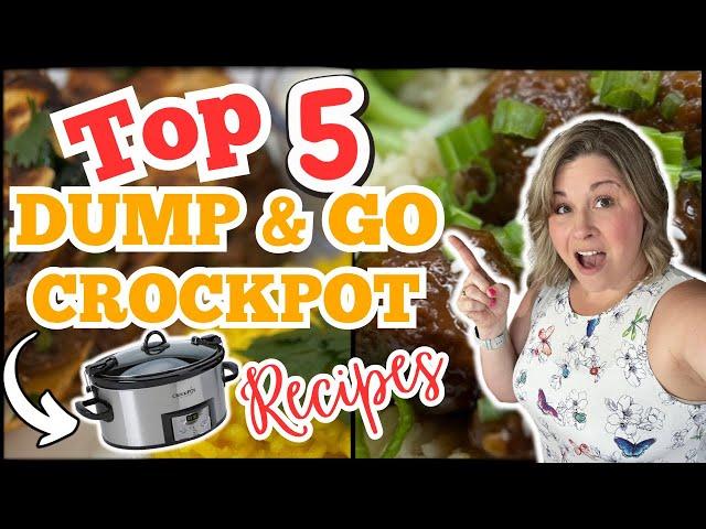 TOP 5 BEST SUMMER DUMP & GO CROCKPOT RECIPES that WILL BLOW you MIND | SIMPLE & AMAZING MEALS