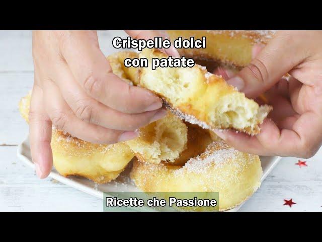 Crispelle dolci con patate ricetta calabrese delle feste - non possono mancare per l'Epifania