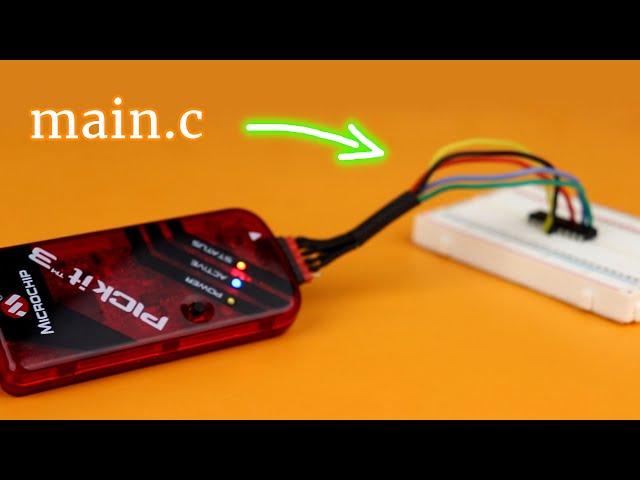 How to get source code onto a PIC microcontroller