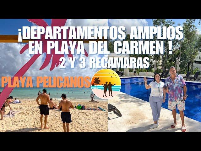 Playa del Carmen 2 and 3 bedroom apartments for sale, Pelicanos beach, November 16