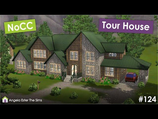 Mansão familiar no estilo Cabana Long House Alpine Way The Sims 3